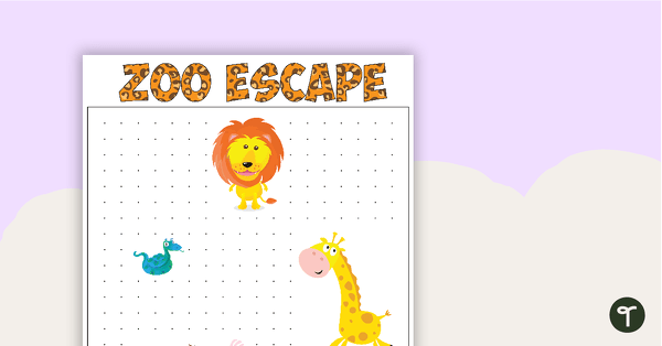 Go to Zoo Escape Game teaching resource