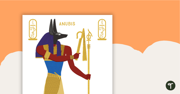 Anubis Poster teaching resource
