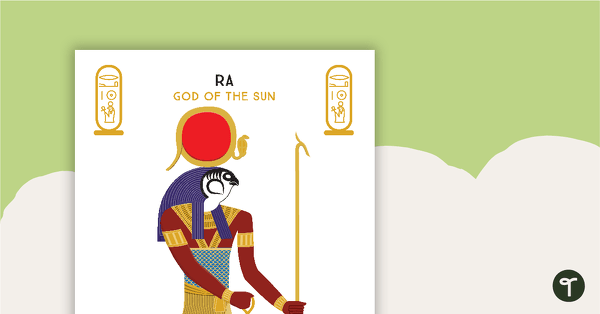 Go to Ra - God of the Sun Poster teaching resource