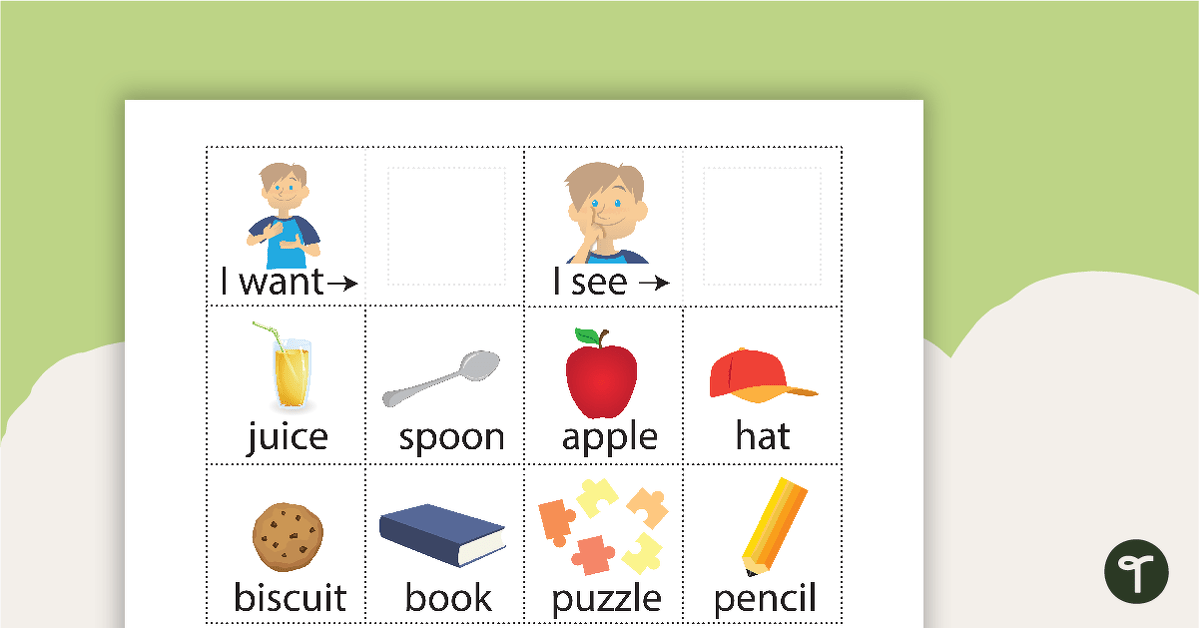 Picture Exchange Communication Cards teaching resource