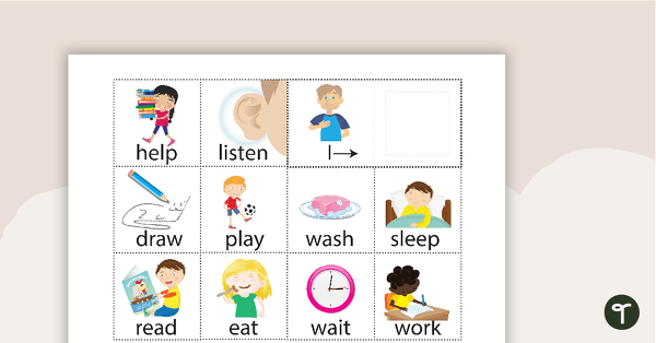 Picture Exchange Communication Cards teaching resource