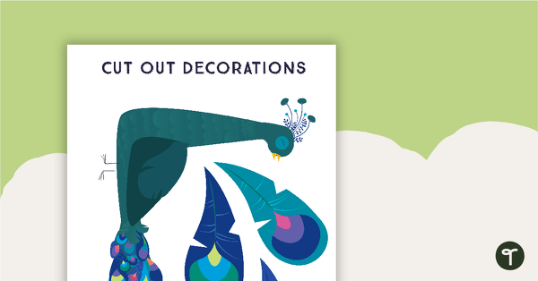 Go to Proud Peacocks - Cut Out Decorations teaching resource
