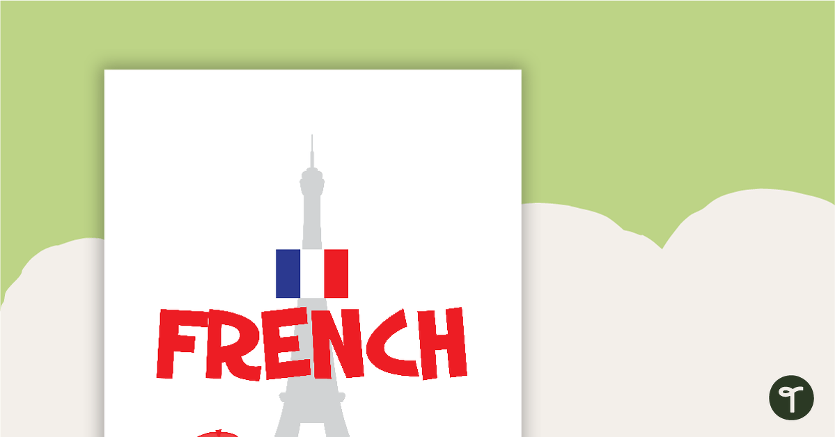 预览图像为法国LOTE包——teachi海报ng resource