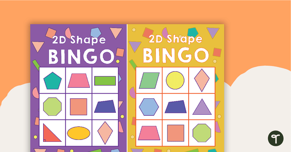 Go to 2D Shape Bingo teaching resource