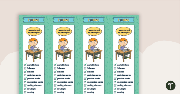 Editing Bookmarks teaching resource