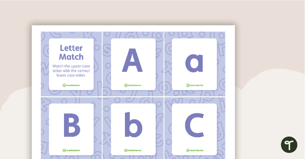 Letter Match-Up Cards teaching resource