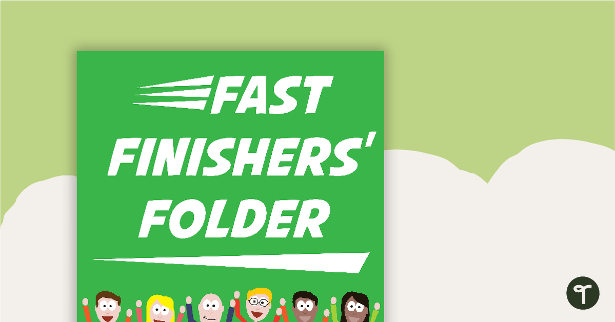 Fast Finishers' Folder - Middle Primary teaching resource