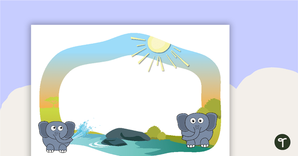 Go to Elephants - Class Welcome Sign teaching resource