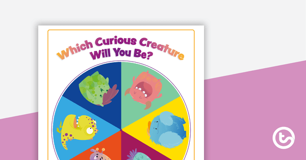 Preview image for Curious Creatures Character Spinner - teaching resource