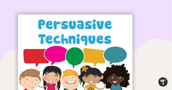 Persuasive Techniques Posters teaching resource