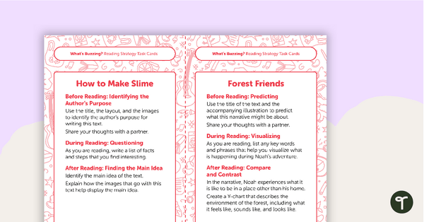 Grade 4 Magazine - "What's Buzzing?" (Issue 1) Task Cards teaching resource