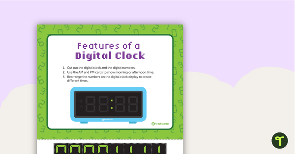 Digital Clock Features teaching resource