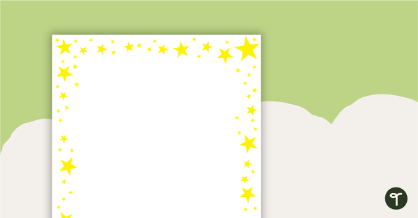 Go to Star Page Borders teaching resource