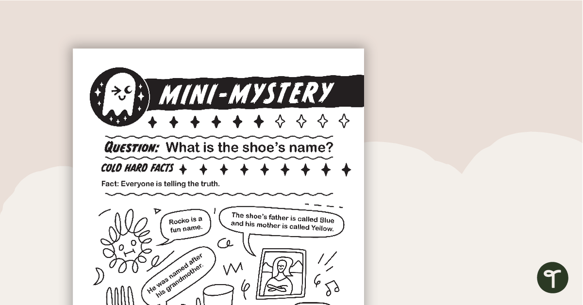 预览image for Mini-Mystery – What Is the Shoe's Name? - teaching resource