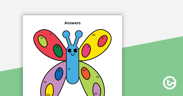Colour by Number – Repeated Addition teaching resource