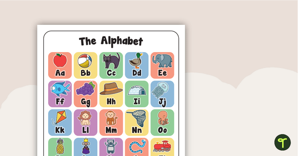 Image of Alphabet Display Poster