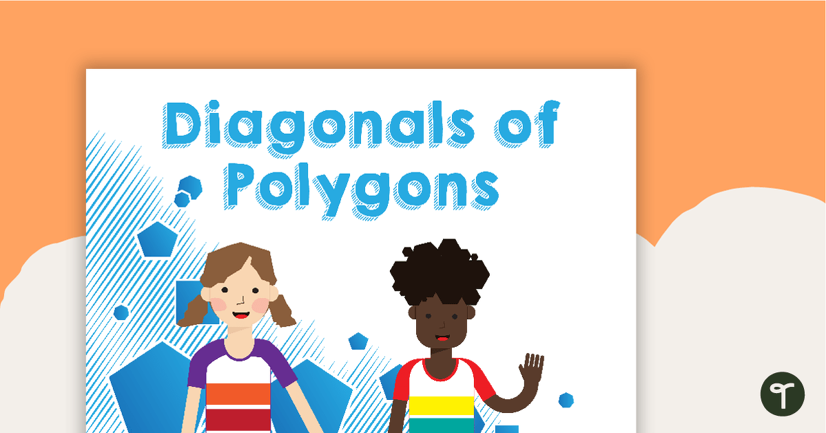 Diagonals of Polygons Posters teaching resource