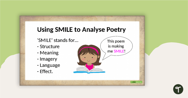 Analysing Poetry PowerPoint