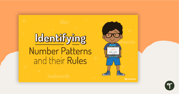 Go to Identifying Number Patterns and their Rules PowerPoint teaching resource