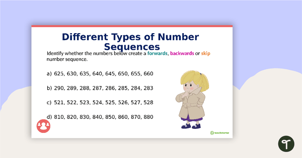 Identifying Number Patterns and their Rules PowerPoint teaching resource