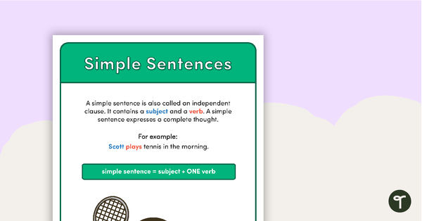 Preview image for Types of Sentences Posters - teaching resource