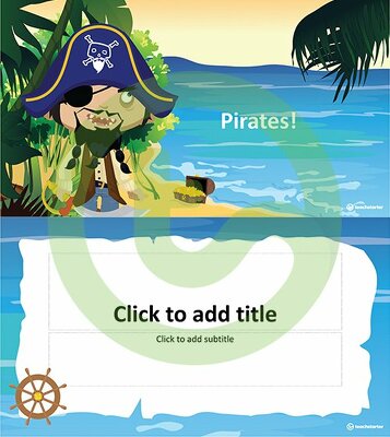 Pirates – PowerPoint Template teaching resource