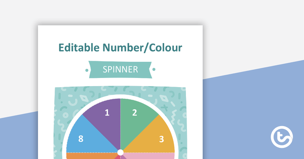 Go to Editable Number/Colour Spinner teaching resource