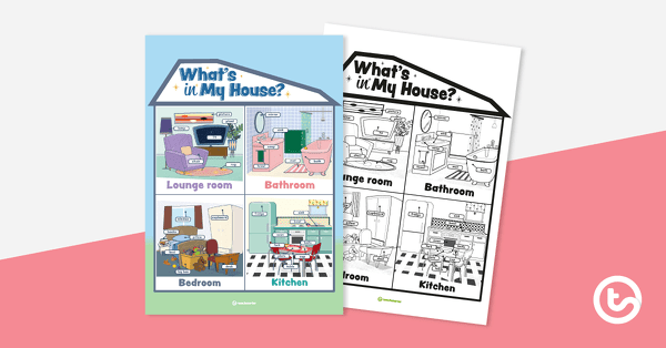 Preview image for What's in My House? – Poster - teaching resource