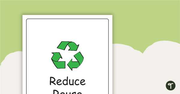 53 Reduce Reuse Recycle Vocabulary Words teaching resource