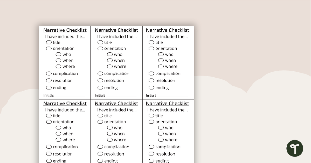 Preview image for Writing Checklists - Various Genres - teaching resource