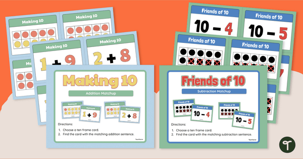 Go to Making 10 Match-Up Activity teaching resource