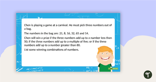 Open-Ended Maths Problem Solving PowerPoint - Upper Primary teaching resource