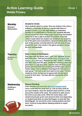 Image of Active Learning Guide for Middle Primary - Week 1