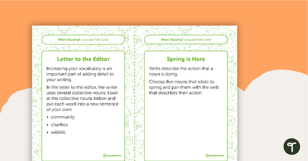 Year 3 Magazine - "What's Buzzing?" (Issue 1) Task Cards teaching resource