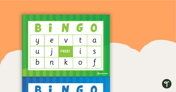 Alphabet Bingo - Upper and Lower Case Recognition teaching resource