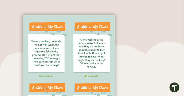 Go to A Walk in My Shoes – Empathy Task Cards teaching resource