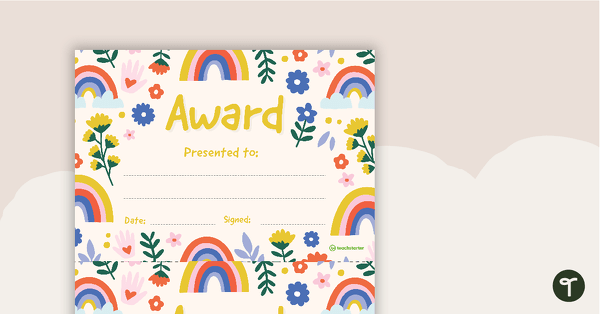 Image of Affirmations – Award Certificate