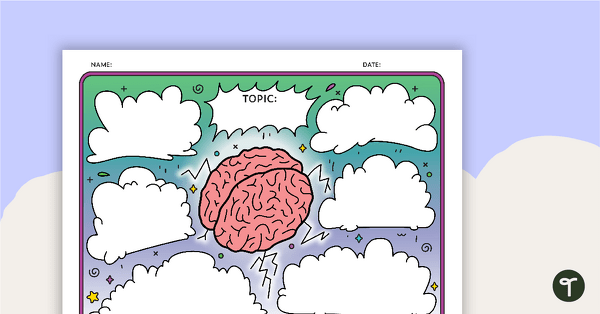 Go to Mind Map Template – Brain teaching resource