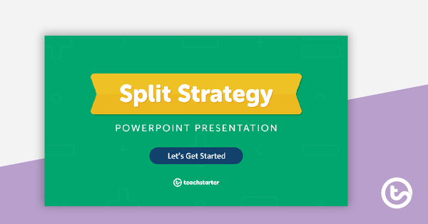 Preview image for Split Strategy PowerPoint - teaching resource