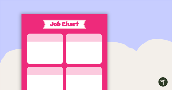 Go to Plain Pink - Job Chart teaching resource