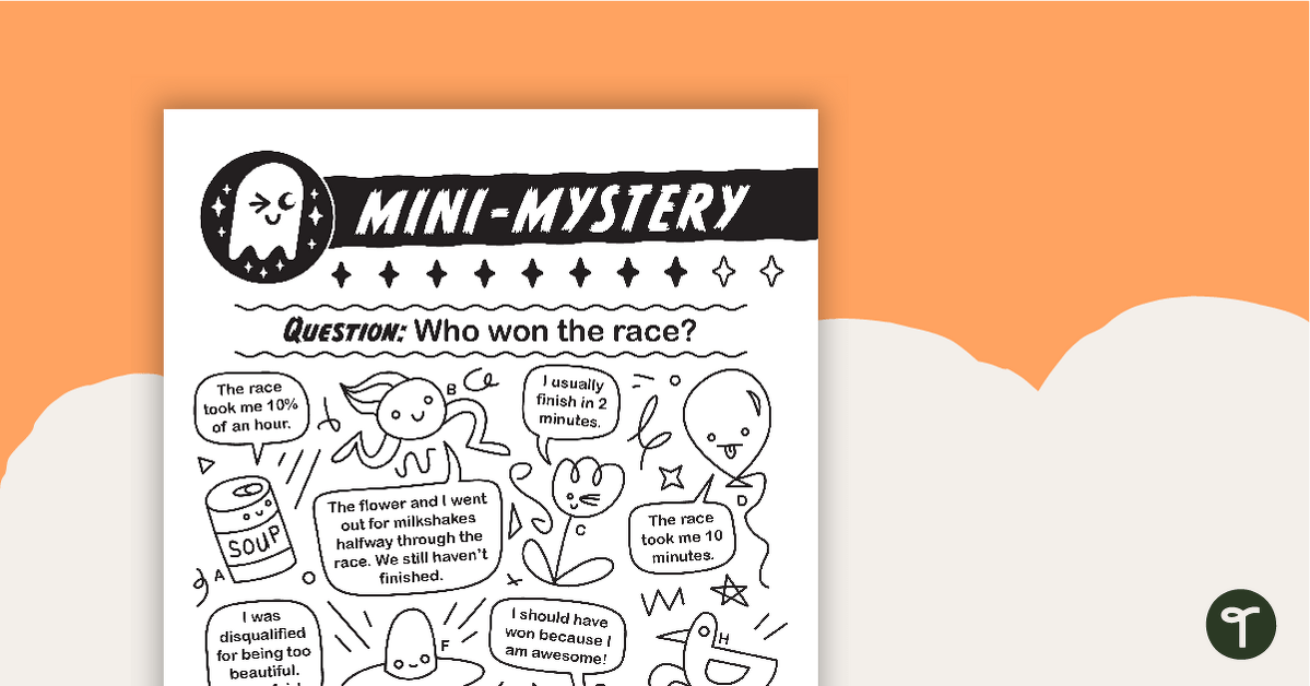 Mini-Mystery – Who Won the Race? teaching resource