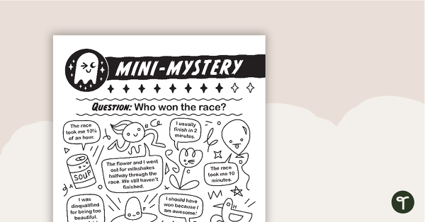 Mini-Mystery – Who Won the Race? teaching resource