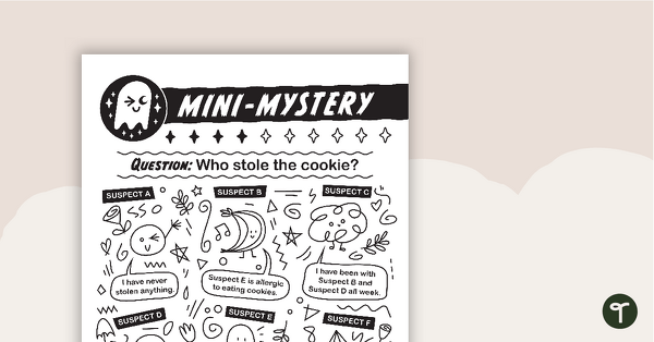 Image of Mini-Mystery – Who Stole the Cookie?