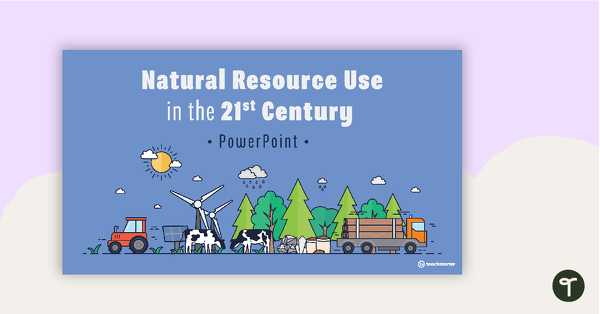 21世纪去自然资源使用PowerPoint教学资源