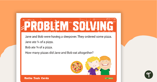 Image of Maths Problem Solving Cards - Lower Primary