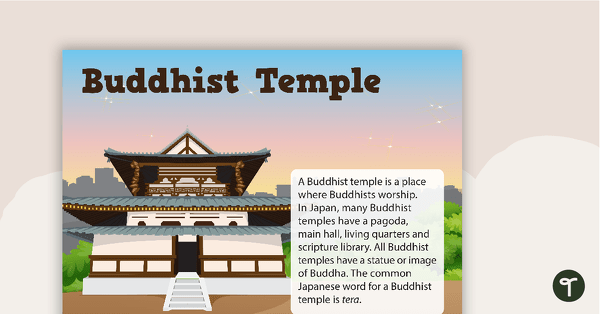 Japanese Places of Worship Posters teaching resource