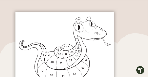 Preview image for Color By Number - Mental Math Practice - teaching resource