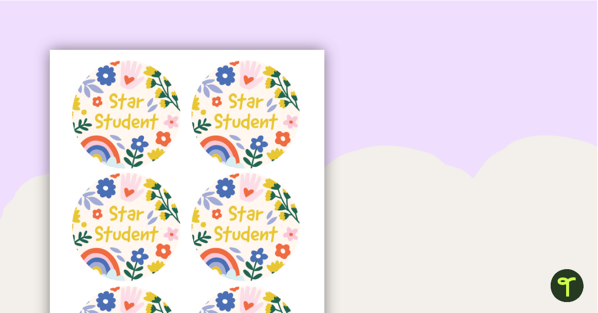 Affirmations – Star Student Badges teaching resource