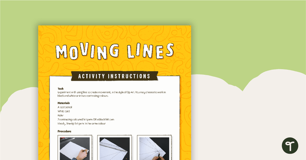 Go to Moving Lines Activity teaching resource