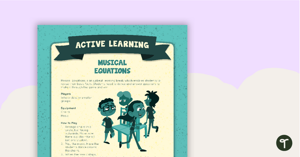 Preview image for Musical Equations Active Learning - teaching resource